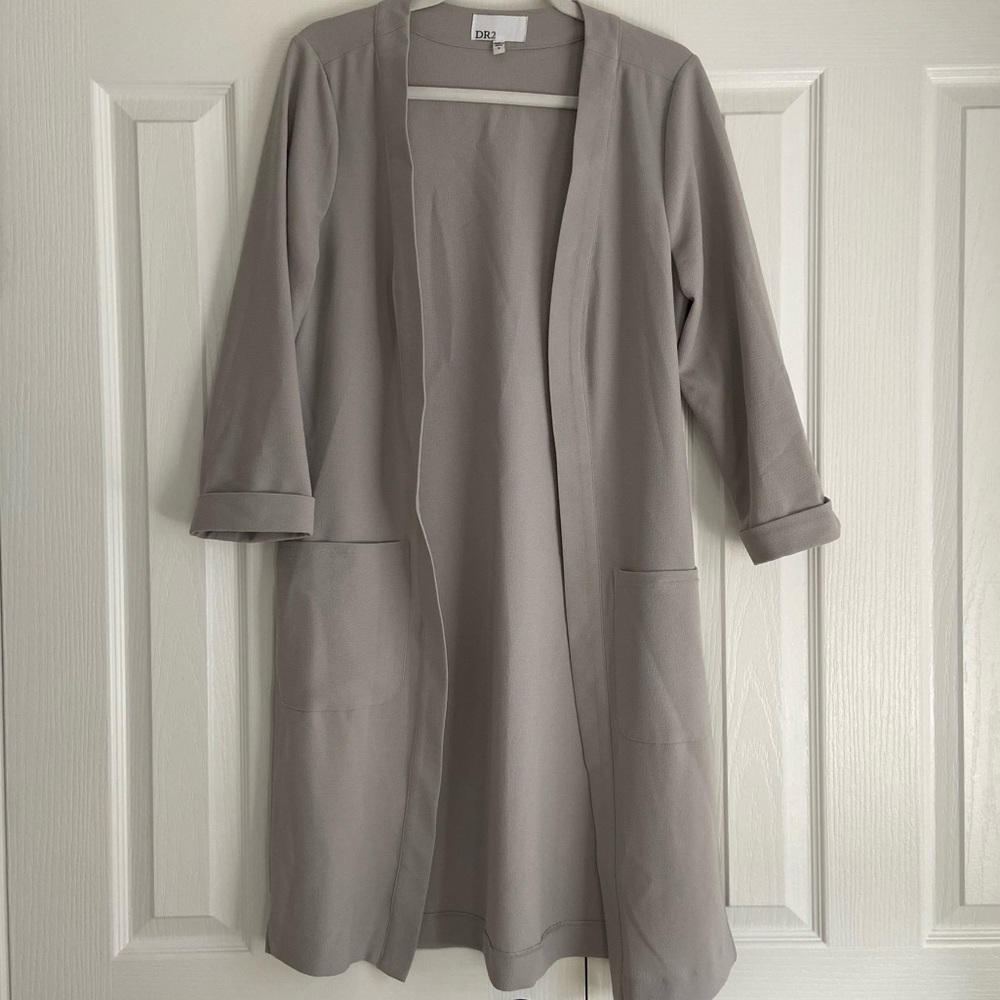 DR 2 Long Grey Cardigan